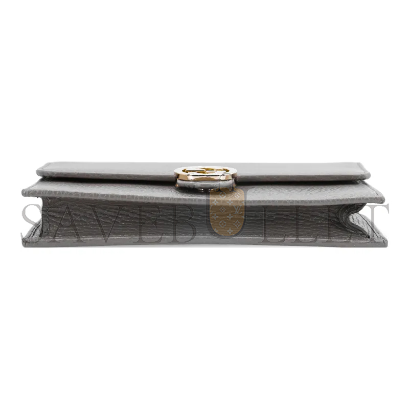 GUCCI DOLLAR CALFSKIN INTERLOCKING G CHAIN WALLET 510314 (20*13*6cm)